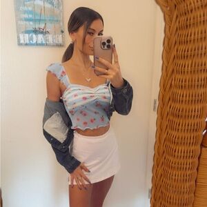 White Fox Boutique white skort